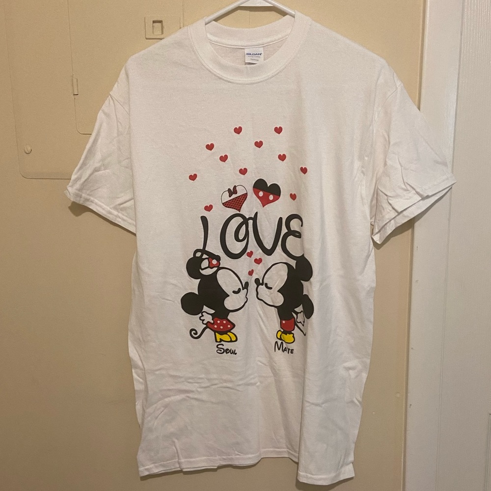 Mickey & Minnie Soul Mate T-Shirt NWOT